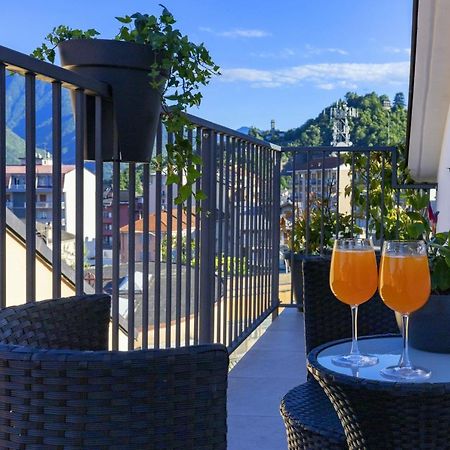 Panoramic Penthouse In The Historical Center Leilighet Domodossola Eksteriør bilde